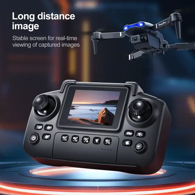 Mini RC E88 Drone 4K HD Dual Cameras Foldable Quadcopter LED in General Electronics in Kitchener / Waterloo - Image 7