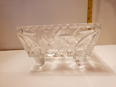 Approximately 2.5” high and 5” Wide No cracks or chips