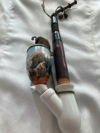 Beautiful Bavarian hand painted pipe