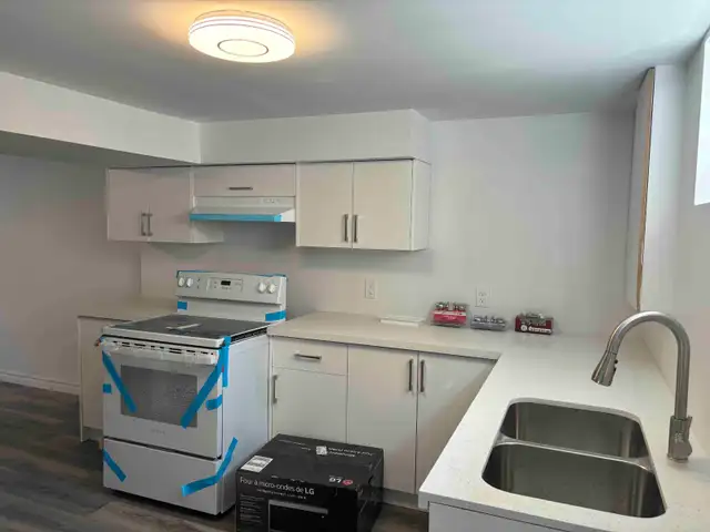 New legal 2 bedroom,1 bath unit in Peterborough for rent