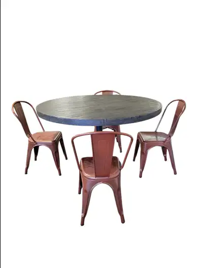 Moes Modern Rustic Round Grey Table Top, View more
