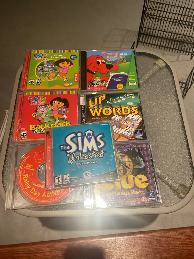 Vintage PC Games CD-ROM Collection