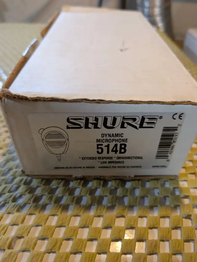 Shure Dynamic Microphone 514B New in Pro Audio & Recording Equipment in London - Image 3