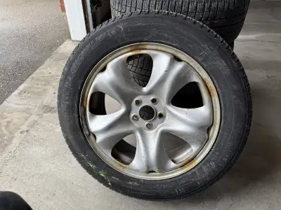 Set of winter tires on Subaru rims. Came off 2014 Subaru crosstrek. $175 or best offer.