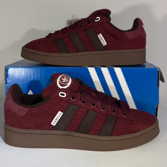 NEW ADIDAS CAMPUS 00s SHADOW RED DARK BROWN MENS SHOES SIZE 7.5  in Men's Shoes in Mississauga / Peel Region - Image 3