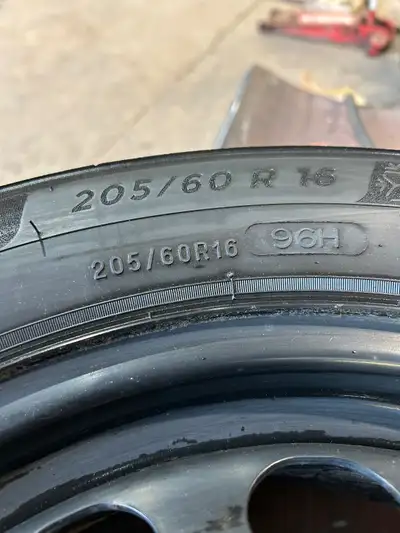 Tires and rims off 2024 Volkswagen Jetta high line, used for one season purchased when vehicle was n...