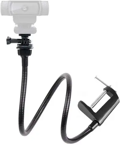 25 inch Flexible Desktop Tabletop Long Arm Clamp Clip Mount Hold, View more