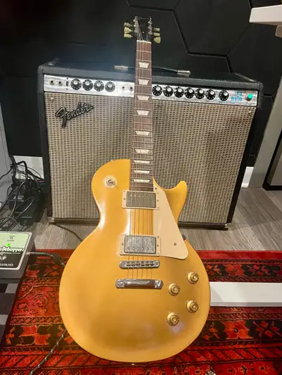Trade - 50s Tribute Les Paul Goldtop - Gold Satin, View more