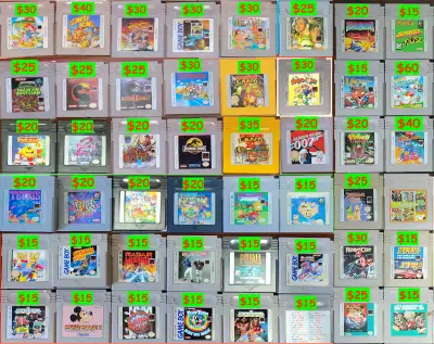 Super Land 6 Golden Coins Megaman double dragon lair 1 2 3 Dream Yoshi watch Turok Pac man Star Trek...