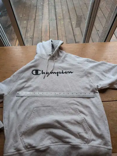 Champion Hoodie mens large cream colour, View more
