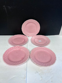 Medalta pink salad plates 