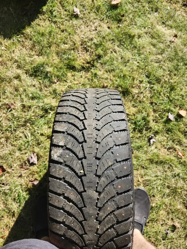 Antares Grip 60 ice Studded Tires on Steel Rims in Tires & Rims in Bedford - Image 6