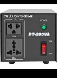 200w Voltage Converter Transformer(220V to 110V, 110V to 220V),2