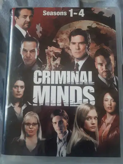 Criminal minds DVDs Season 1-4 Season 5-8 Season 13 Season 14 That's 58 DVDs $125.00 for all