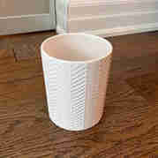 Off white utensil holder