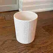 Off white utensil holder, View more