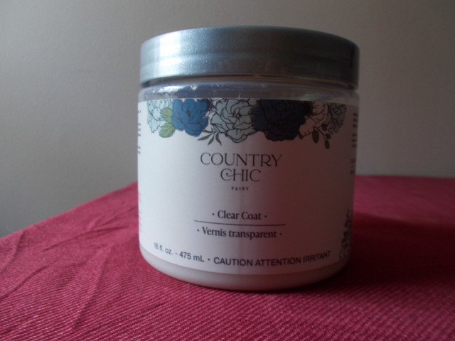 Country Chic 16oz Chalk Paint Plus Clear Top Coat 16oz in Hobbies & Crafts in City of Toronto - Image 4