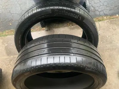 continental SportContact all season performance tires. All tires in great condition. Dot year 2024....