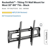 Rocketfish TV Mount 32 to 60 inch TVs