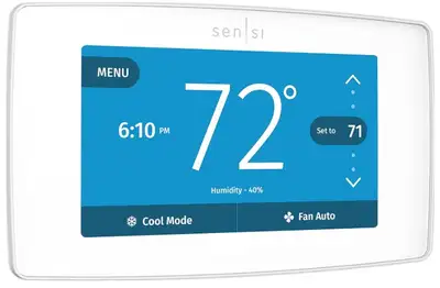 EMERSON Sensi Touch Thermostat intelligent Wi-Fi écran tactile, View more