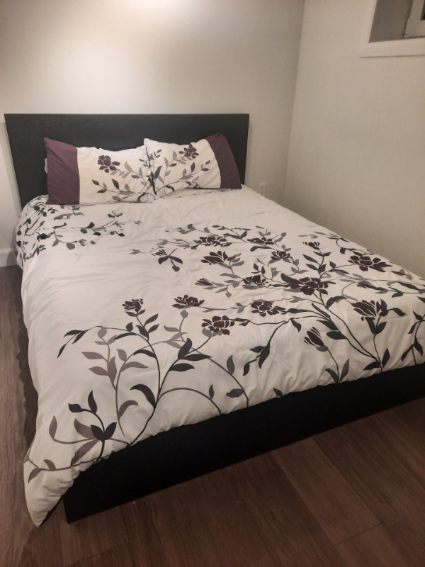 Moving sale - Queen bed & mattress & chest in Beds & Mattresses in Kitchener / Waterloo