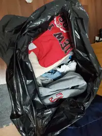 Clothes in a bag