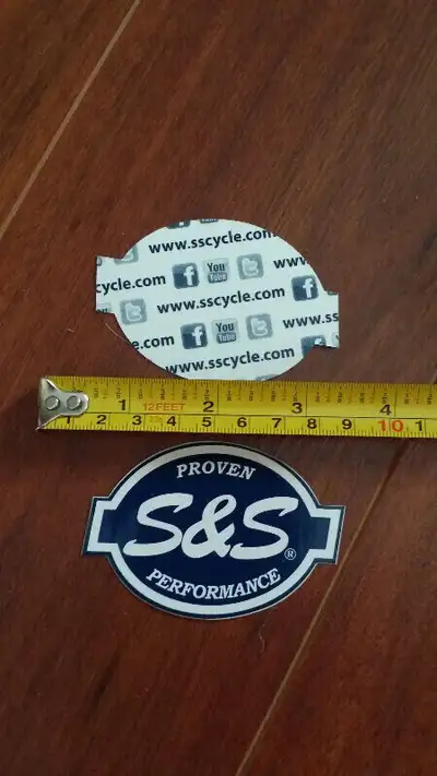 S. & S. S&S HD Harley Davidson SS sticker tool box cycle carb NB, View more