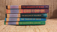 YA books (The Roman Mysteries, "Broken Earth" series)