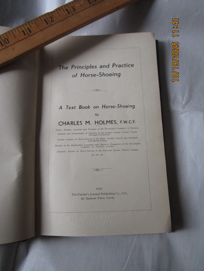 charles holmes horse-shoeing  1949, View more