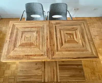 Table à manger en bois massif , View more