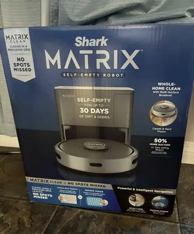 Shark Matrix Self-Emptying Robot Vacuum *BRAND NEW* sealed, View more