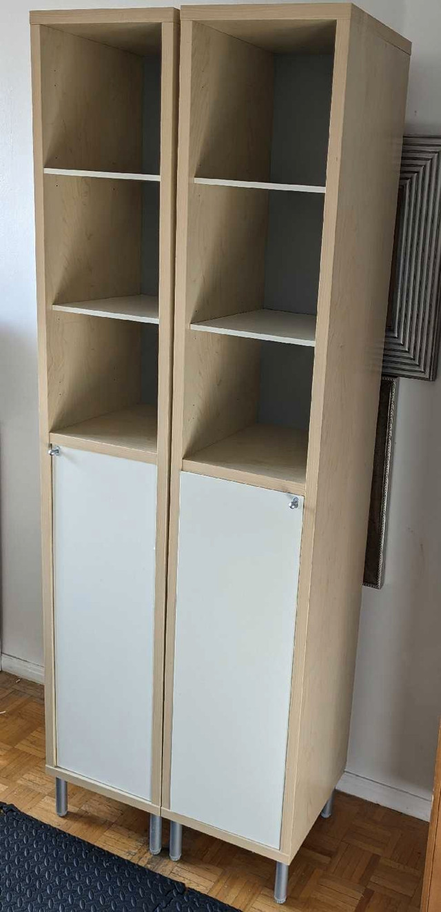 Tall beige Shelving Unit in Bookcases & Shelving Units in Mississauga / Peel Region - Image 3