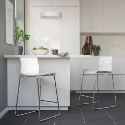 Ikea Glenn Kitchen Counter Stools x3, View more