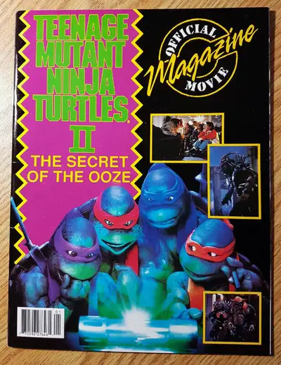 Teenage Mutant Ninja Turtles II - The Secret of the Ooze Movie Magazine (Tribute Publication Ltd) --...