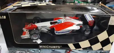 Diecast Panasonic Toyota R TF102 Showcar 2002 M.Salo MINICHAMPS, View more