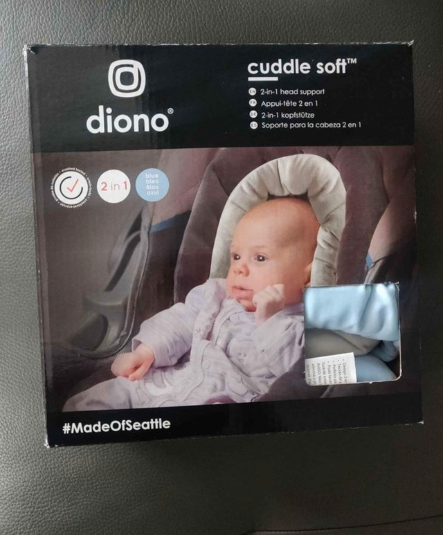 Diono Cuddle Soft 2-In-1 Baby Head Neck Body Support Pillow for  in Strollers, Carriers & Car Seats in Markham / York Region