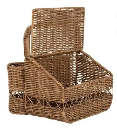 Rattan Picnic Basket, View more