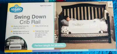 Regalo Swing Down Crib Rail, View more