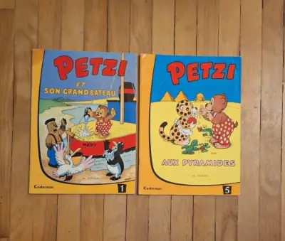 4 livres/$1. chacun. BD: PETZI ET SON GRAND BATEAU. Etc., View more