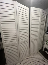 Pair of bifold closet doors