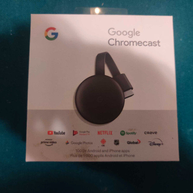 Chromecast dans Accessoires pour télé et vidéo  à Lanaudière