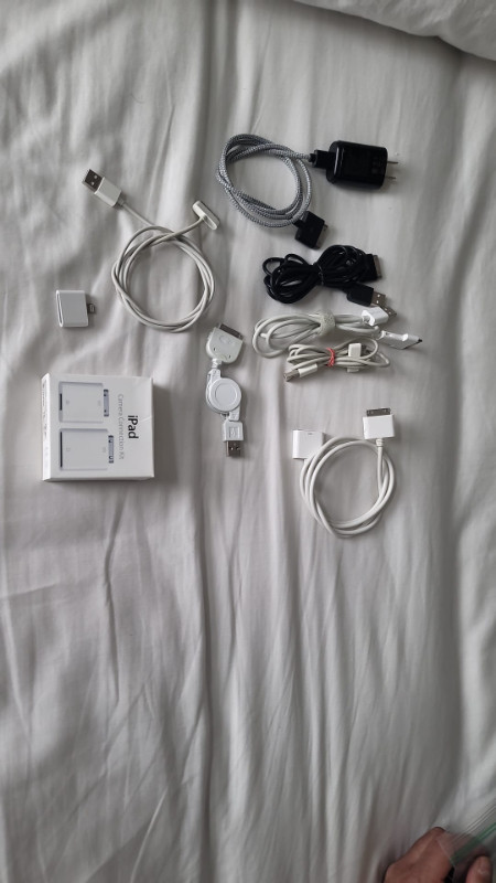 I pad 30 Pin charge wires and adaptors. in General Electronics in Cambridge