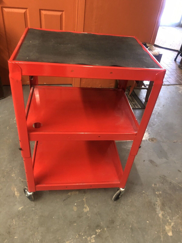 Uline shop computer cart with slide out tray in Other Business & Industrial in Barrie - Image 3