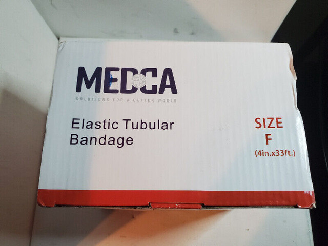 Medca elastic tubular bandage size F 4in x 33ft brand new dans Autre  à Ouest de l’Île - Image 4