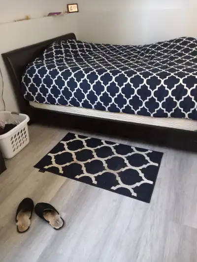 Queen size Mattress and Box Spring..headboard and foot board