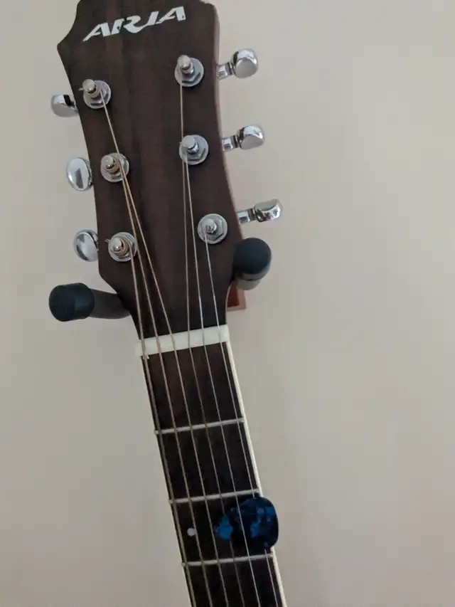 Aria Acoustic Electric Guitar in Guitars in Edmonton - Image 7