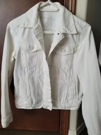 Women's White Denim Jacket