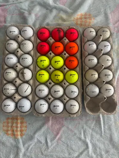 Srixon SoftFeel and TrySpeed pack of 40, View more