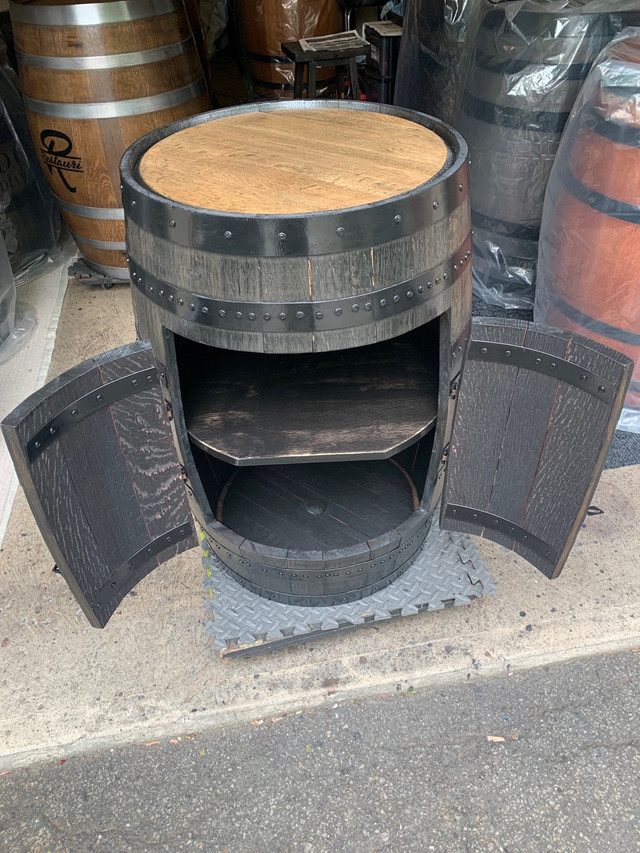 Outdoor Bar B Q storage barrel Patio & Garden Furniture St