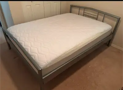 Double Bed /Mattress and Frame $150, View more